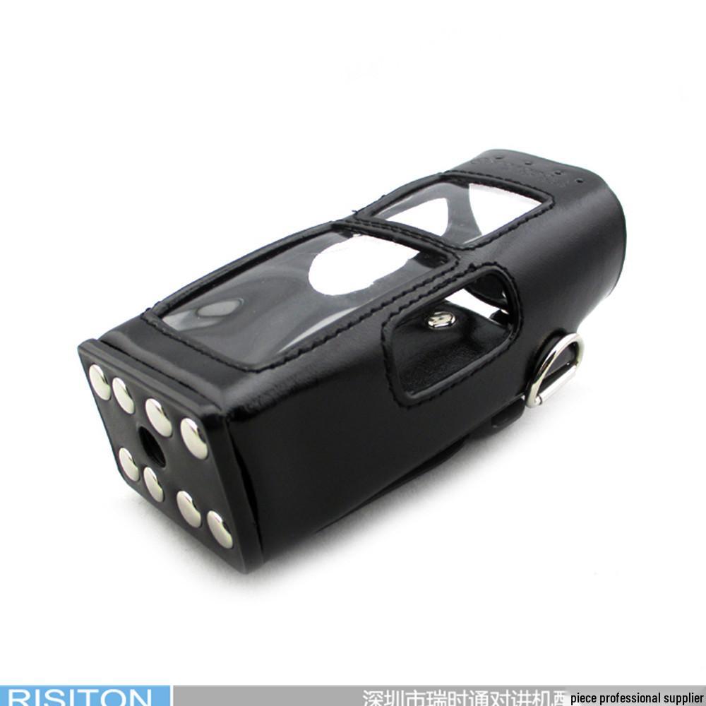 Ruishitong MTP850 Walkie-Talkie Leather Case: Dustproof Protective Cover with Iron Clip & Waist Hanging Bag