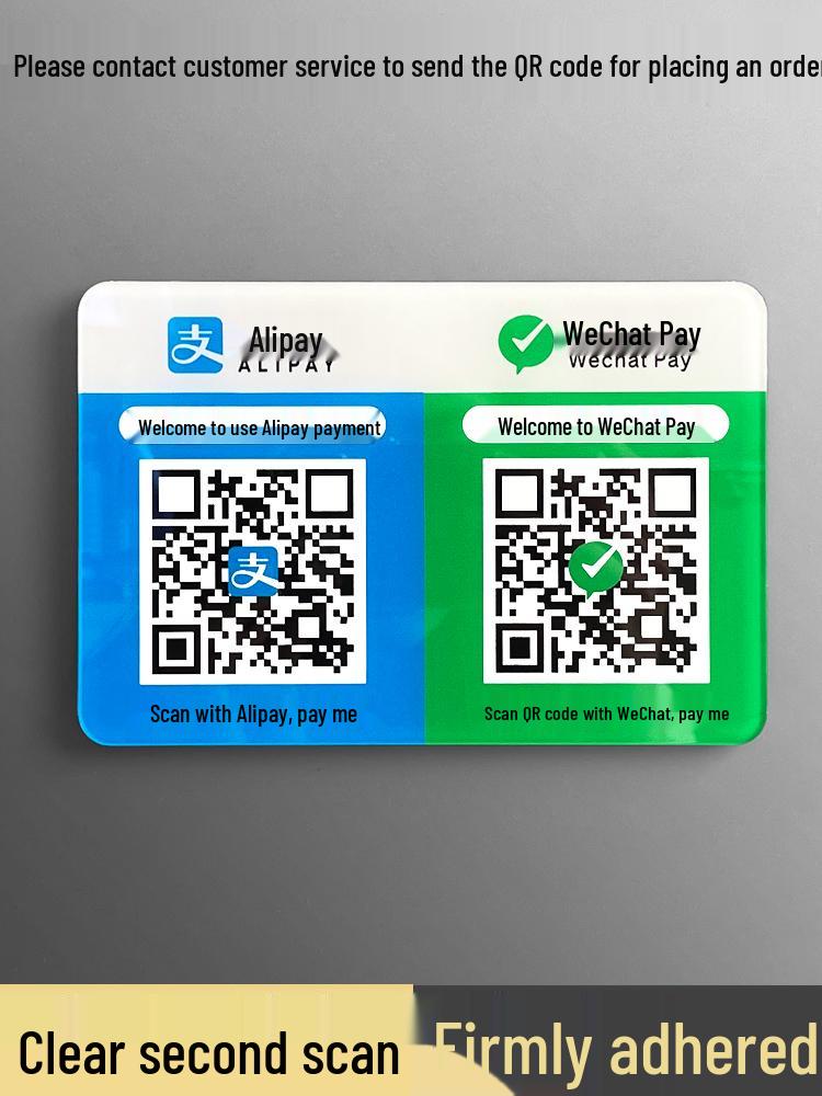 

Стенд для відображення QR-коду для оплати WeChat та Alipay