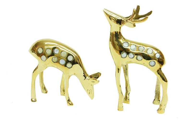 

Karaca Set of 2 Pearly Brass