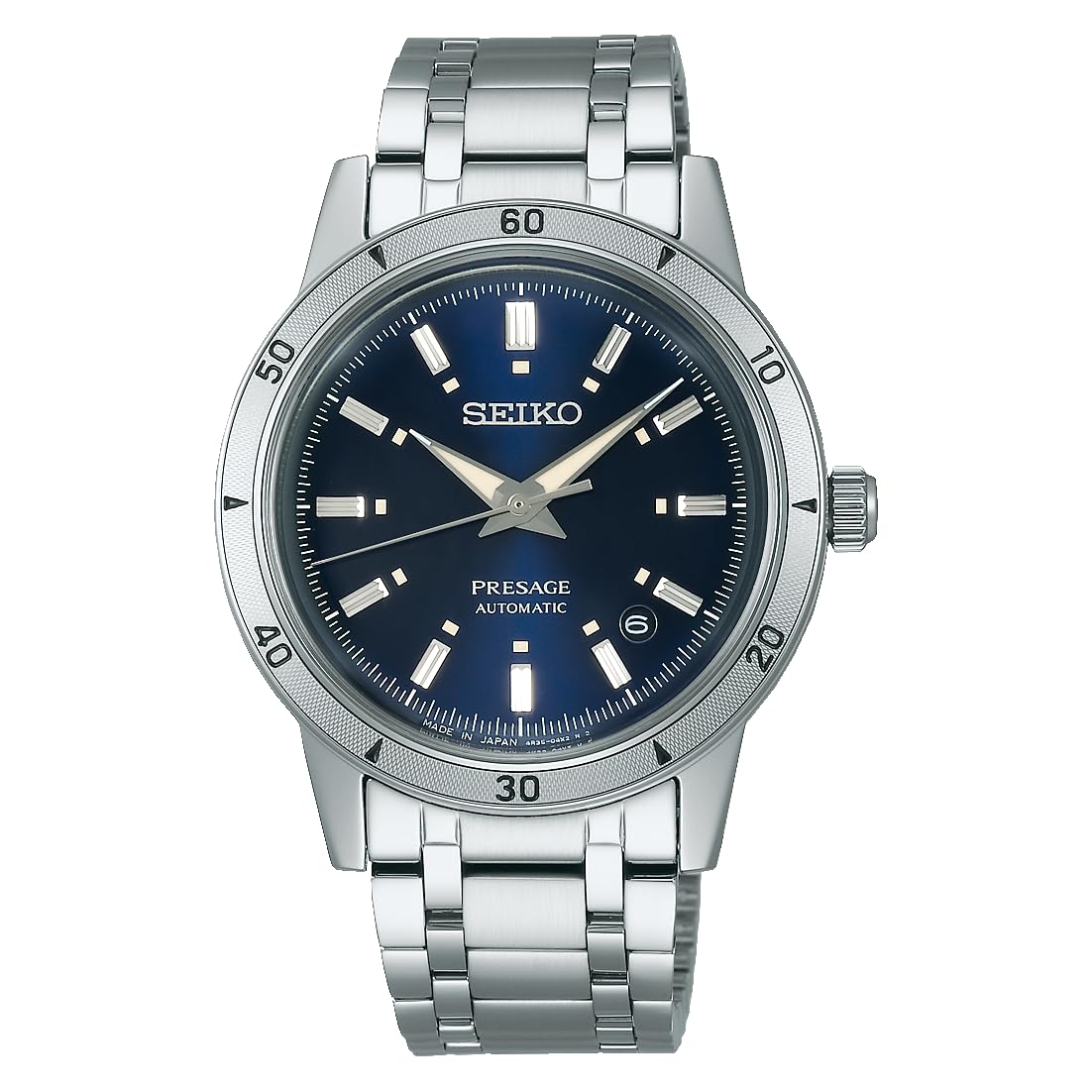 

Wristwatch Presage yet SARY247 Silver [Seiko Watch] Style60 s Elegant Rugged Men s