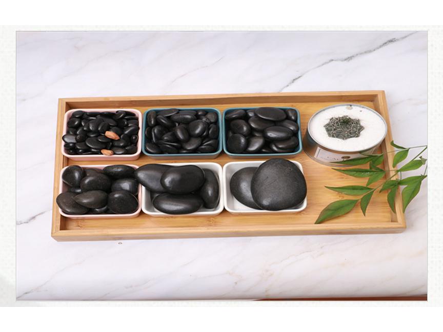 50 Catties Black Pebbles: Natural Rain Flower Stones for Courtyard and Garden Landscaping