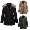 Women's Cotton Padded Winter Down Coat Jacket Thicken And Warm Long Parka For Cold Weather