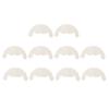 5 Pairs Lace Nipple Covers Disposable   U Shaped Brthable Adhesive Brst Lift Covers D Cup