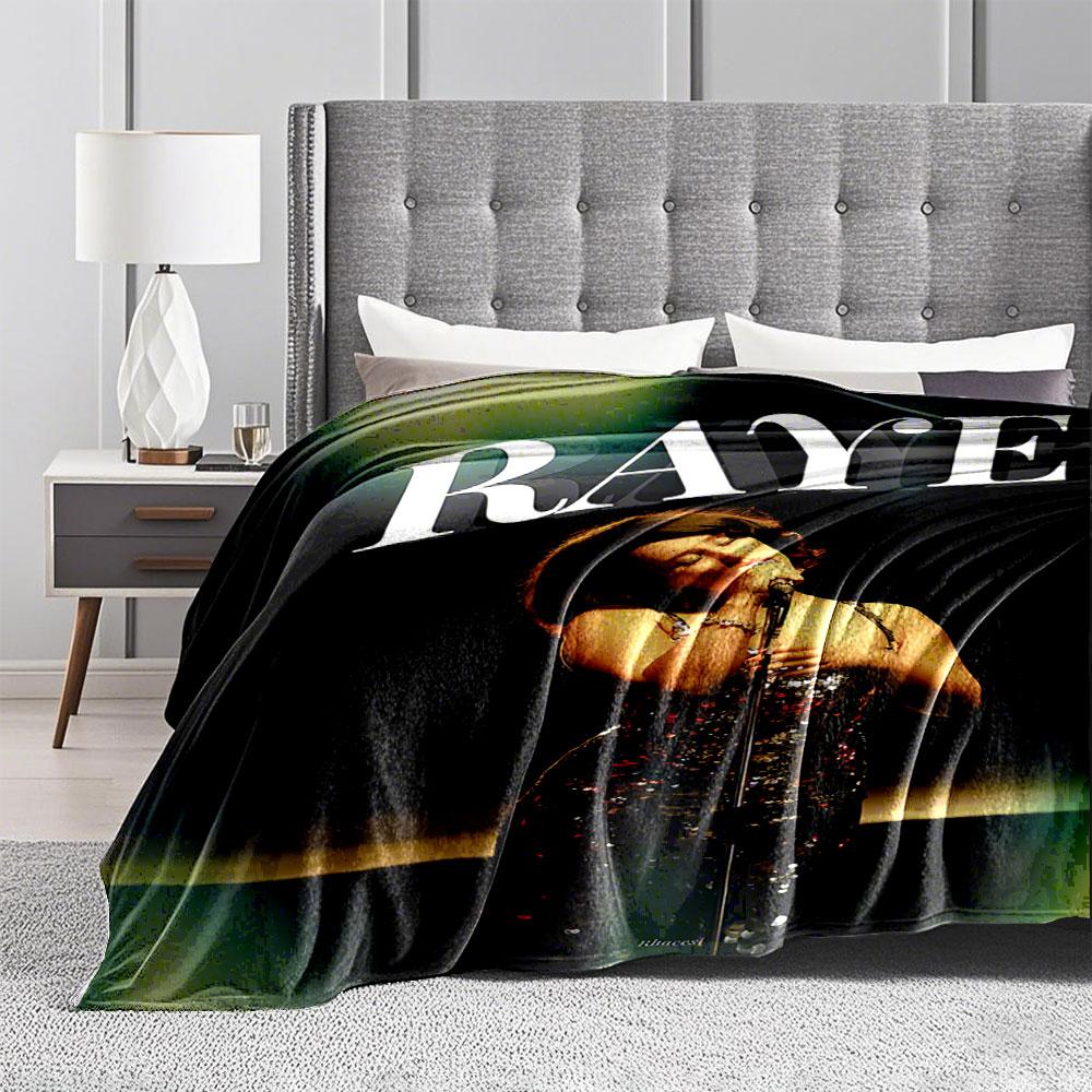 Singer In Sparkling Dress Blanket for All Seasons Blanket Lunch Break Throw Gift