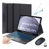 Samsung A11+ Tablet Bluetooth Keyboard Leather Case - Protective Shell for A9plus, Spain Edition, Magic Keyboard Compatible.