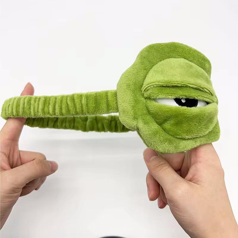 1Pcs Cute Frog Sleep Eye Mask, Eye Protector, Lunch Break Shading Sleep Eye Mask, Soft & Comfortable Eye Mask