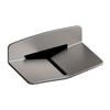 Bathroom Soap Dish Creative Drain Space Aluminum Punch-free Toilet Soap Dish Bathroom Shelf Wall-mounted