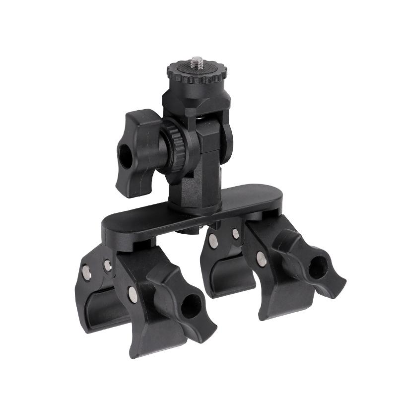 Universal 360° Action Camera Handlebar Mount for Motorcycles & Bicycles