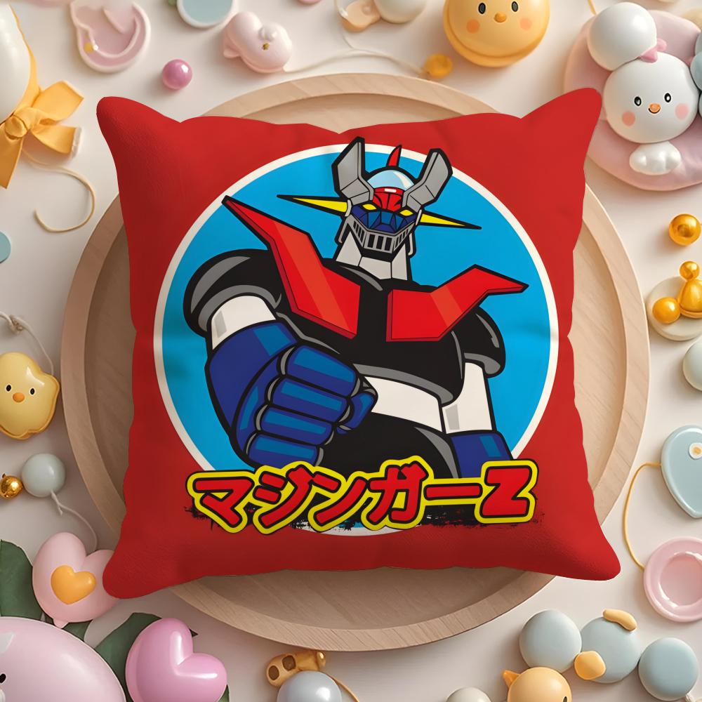 G-Goldorak G-Grendizer Cushion Cover Plush Fabric Soft Double-Sided Printed Sofa Warm Winter Home Gift Pillow Cover