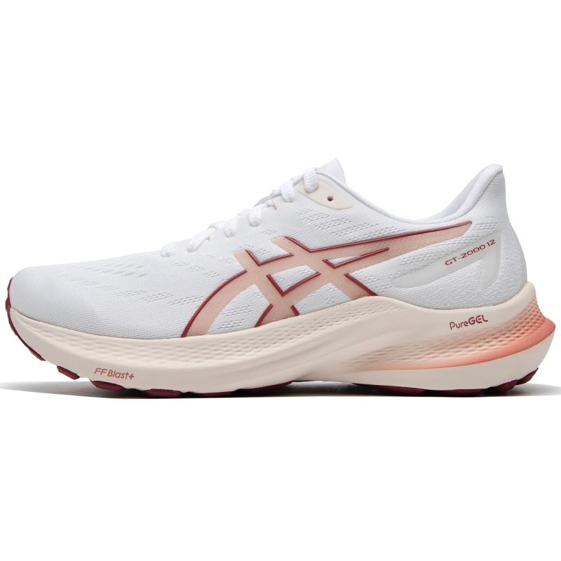 (WMNS) ASICS GT-2000 12 White Light Garnet Women s 1012B506-100 EU 39.5
