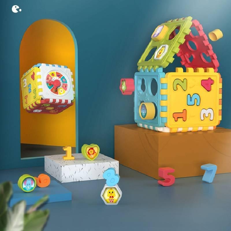 Colorful Baby Early Learning Magic Cube Educational Toy For 0-3 Year Olds