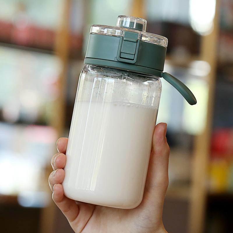 Bouteille d'eau de sport grande capacité 450/600 ml, gobelet en plastique anti-fuite, pour boire en plein air, voyage, gym, fitness, carafes, filtres