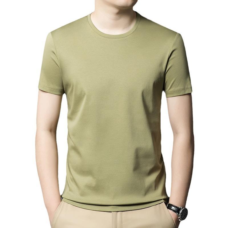 

Хлопковая футболка, новая летняя мужская футболка с круглым вырезом и короткими рукавами, модная молодежная мужская футболка, свободная футболка-поло с вышивкой XXXXL