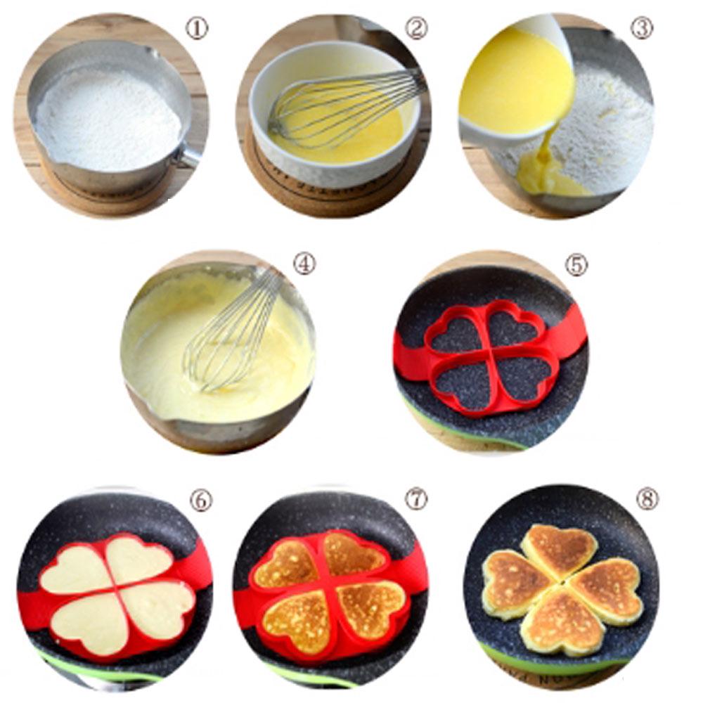 Pancake Egg Mold Fantastic Silicone Non Stick Kitchen Flippin Pancake Maker Fast Eggs Cooking Tools