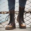 Trendy Summer 2022 Outdoor Lace-Up Leather Boots for Couples
