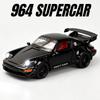 1:32 Scale 964 Gt3Rs Alloy Model Car Toy Doors Opened Metal Diecast Sound Light Vehicles Models Collection Of Ornaments