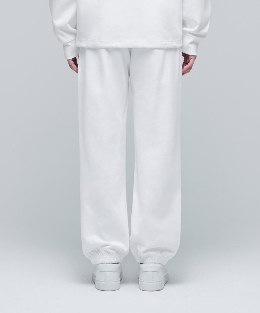 MUSINSA STANDARD Flat Terry Sweatpants [White]