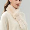 Otter Rabbit Fur Straw Scarf Women's Winter Warm Neck Guard Versatile Cute Cute Scarf Thickened Real Wool Neck Cover