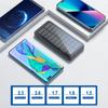ZapZone 10000mAh Solar Power Bank For iPhone Samsung Xiaomi Powerbank Portable Charger Waterproof Solar External Battery