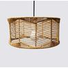 Paper Rope Pendant Lamp Shade Handwoven Creative Pendant Light Fixture Elegant Decor for Bedrooms Homestays Hotels & Restaurants