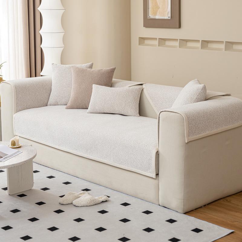 

Китайская диванная подушка на четыре сезона, универсальная, простая, современная, нескользящая подушка из цельного дерева, чехол для дивана из синели, чехол 70*70cm