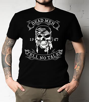 Dead Men Tell No Tales California T-shirt Classique Unisex All Size Unisex T-Shirt