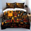 "Electrical Tools Set for Repairs" Soft Skin-Friendly Bedding Set Includes 1 Duvet Cover And 2 Pillowcase, Gift