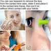Contact Lens Applicator and Remover Kit with Tweezers, Suction Cup, Case - Silicone Tools for Easy Insertion & Removal