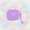 Silicone Square StorageBag Portable Earphone Organizer Card Holder Coin Purse  Daily Use