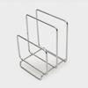 Stainless Steel Wire 2-Tier Cutting Board Holder (13x12x16.3cm) Silver