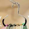 12Pcs Circle Ring Hat Hanger Hooks Strong Load-bearing Multipurpose Baseball Cap Organizer Scarf Towel Tie Storage Holder