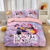 KPop D-Demon Hunters Bedding Set Single Halloween Costume Bedding Set - 2-3 Piece Comforter Quilt Duvet Cover Pillow Case Sets
