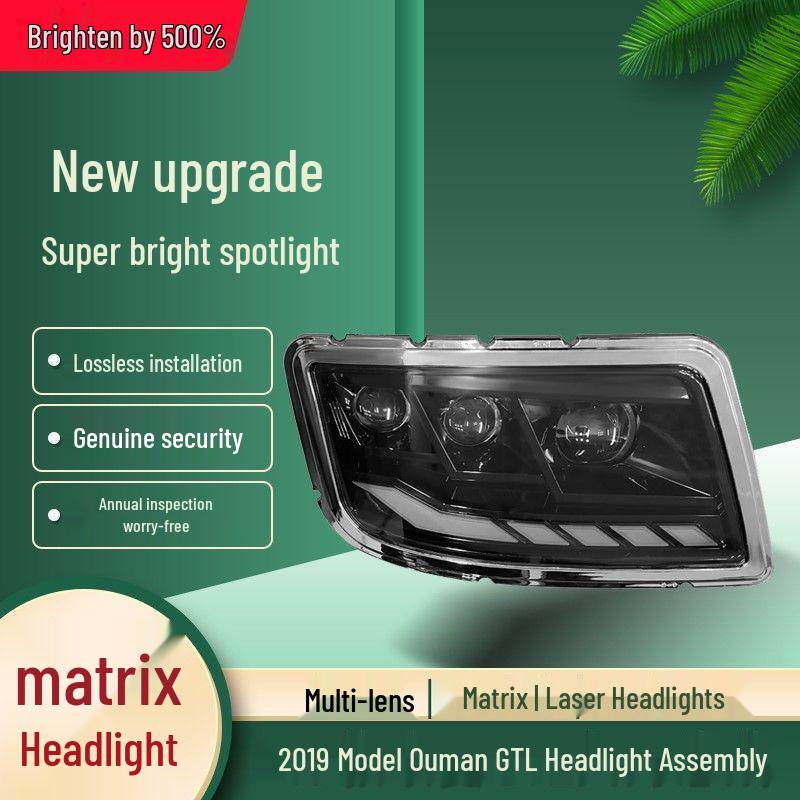 Compatible OMAN New 19 Model GTL Triple-Lens High-Brightness All-LED Headlight Assembly Left
