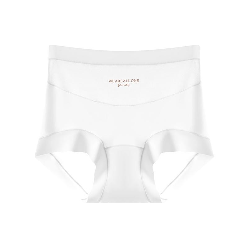 

Plus Size Women s New Summer Extended Crotch Comfortable Non Mark High Waist Small Flat Angle Briefs 3XL білий