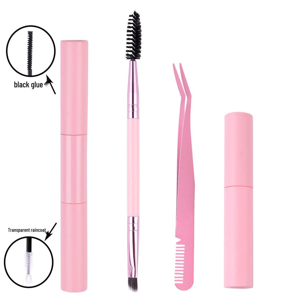 Segmented Single Cluster False Eyelashes with Double-Headed Glue: Long-Lasting, Quick-Drying, Non-Irritating for Eyelash Extension