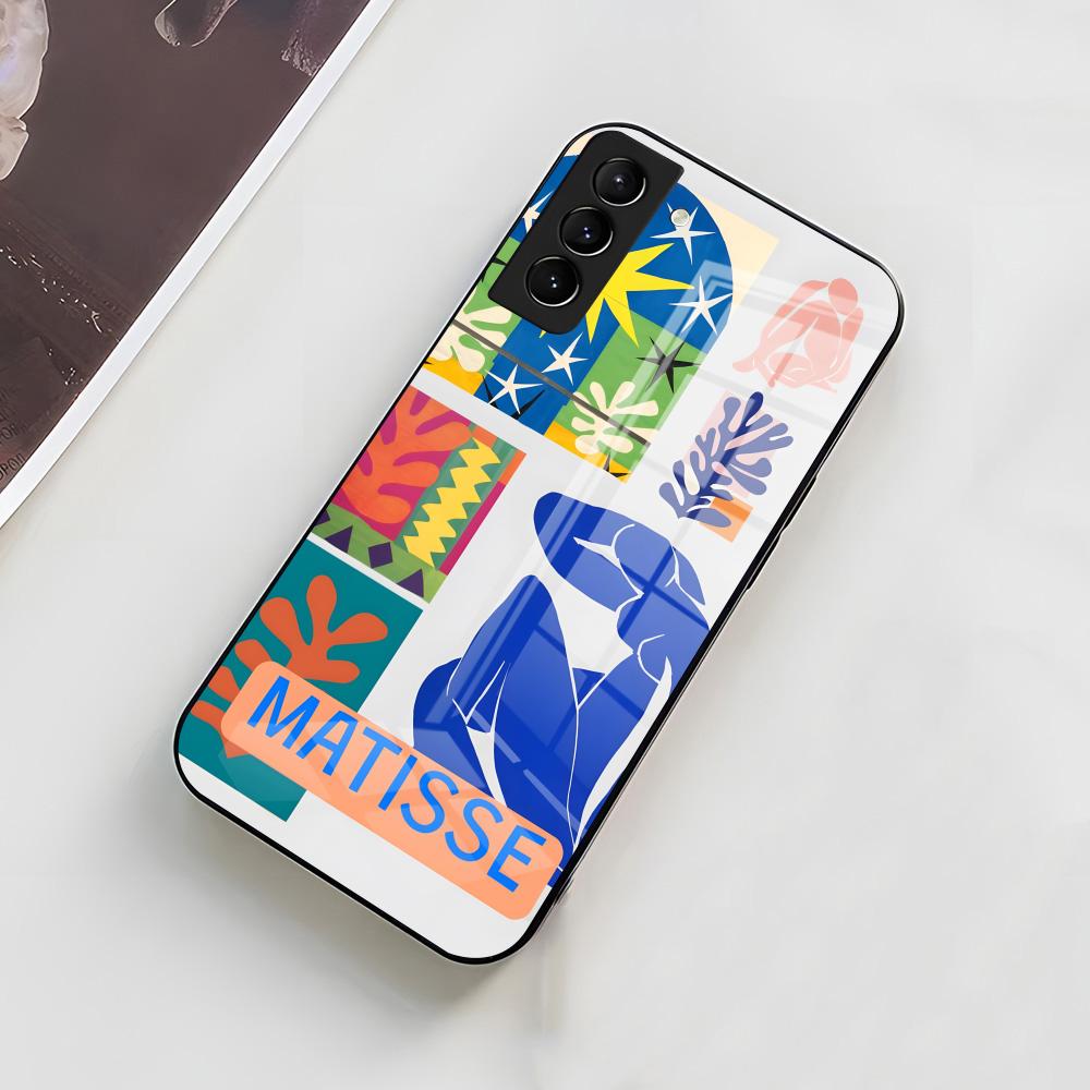 H-Henri M-Matisse Art Painting Phone Case For Samsung A56 A36 A26 A16 A15 A25 A35 A55 A14 A34 A24 A54 Glass Case