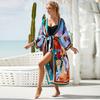 Human Cotton And Knot Cloth Beach Cover Up Sexy Loose Size Sun  Bikini Cover Up