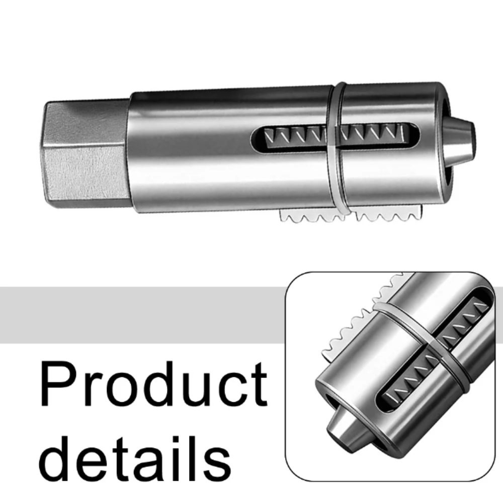 Dual Specification Broken Wire Extractor Durable Steel Damage Screw Extractor  Angle Valves Repair