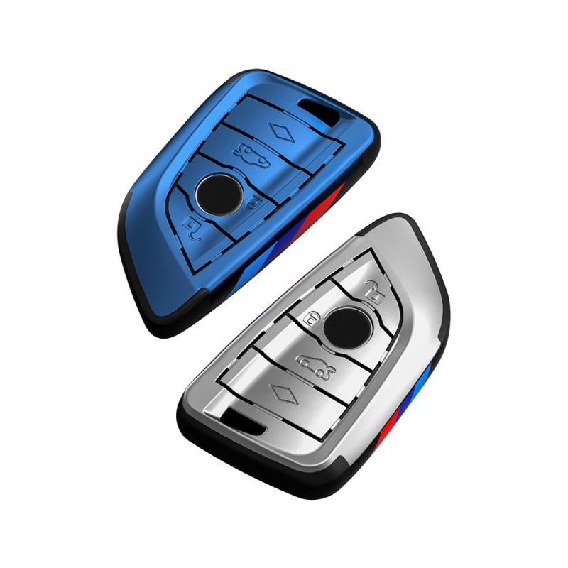 Applicable To BMW 3 Series 5 Series Blade Key Set 1 Series 2 Series Sports Shell X5X3X6X1 Carbon Fiber Pattern All-inclusive Coating Buckle