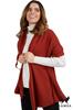Scarf*01 Women' Winter Brick Color