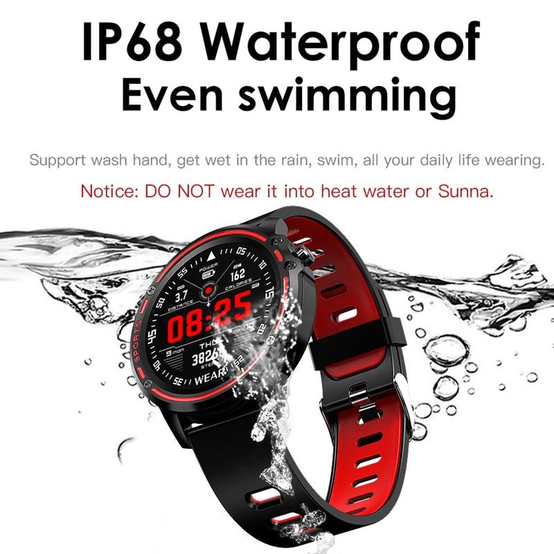 L8 Smart Watch Men IP68 Waterproof Reloj Hombre Mode SmartWatch With ECG  PPG Blood Pressure Heart Rate Sports Fitness günstig kaufen — Preis,  kostenloser Versand, echte Bewertungen mit Fotos — Joom