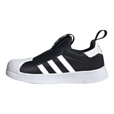 Tênis Originals Superstar 360 de Tecido Confortável Clássico Versátil Casual Cano Baixo Treino Tênis Infantil Preto KI8793