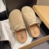 Birken Half Slippers Lazy 22 Spring New Thick-soled Heightening Bag Head Slippers Wear Boken Shoes