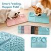And Dog Feeding with Food Tray - Pet Placemat for Food and Bowls