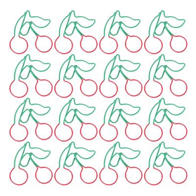 20Pcs Paper Clips Bookmarks Planner Clip Fruit Shaped 2?Color Pin Office Supplies School Gifts