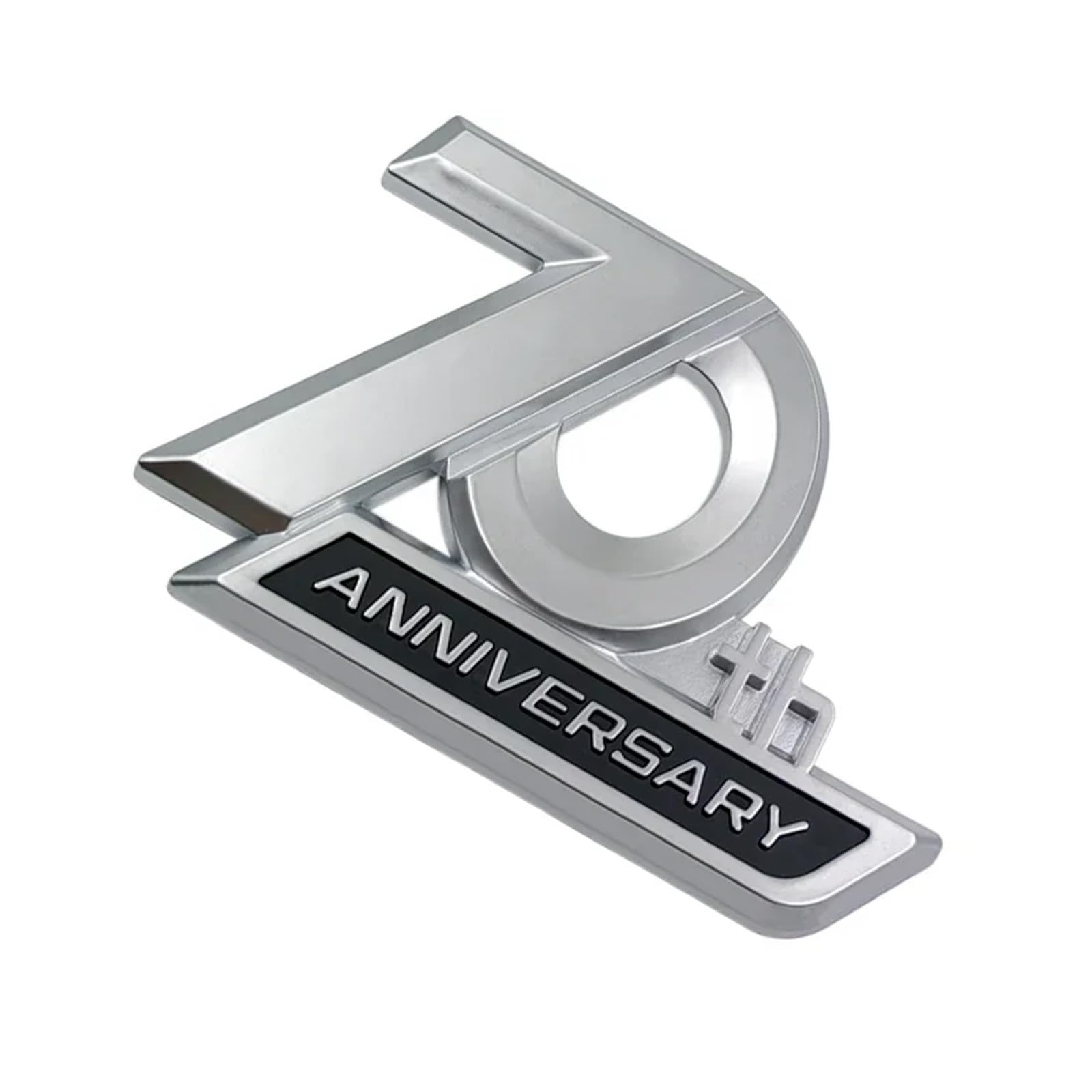 AQXYWAIL (Small Shop) 3D ABS 70th Anniversary Logo Car Side One size