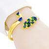 Peacock Open Bracelet Women's Bracelet Peacock Ring Cloisonné