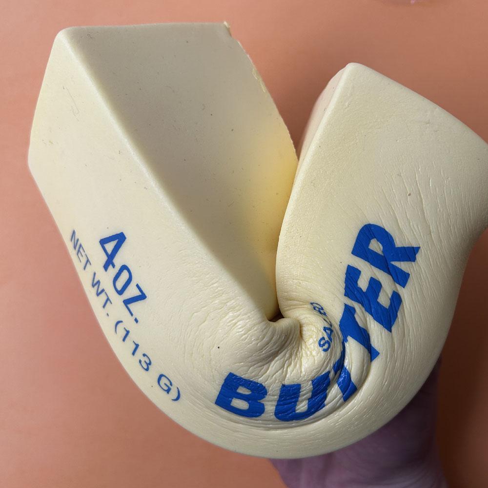 2A-Heißes Simulations-Salzbutter-Squishy-Spielzeug Langsam aufsteigendes Stressabbau-Knetspielzeug Weichgummi Kreatives Dekompressionsspielzeug Geschenk9