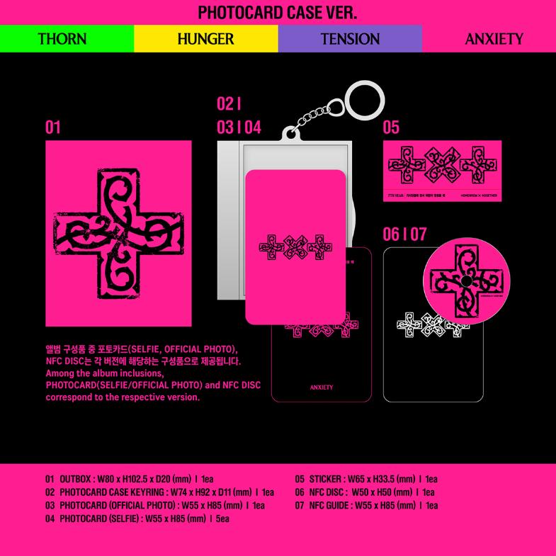 Pre-order TXT 7th Year: A Moment of Stillness In the Thorns Photo Card Case Ver.