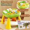 Infant Busy Board Table Montessori Toys Early Education Soundlight Games Fine Motor Training Sensory Learning Educational Toys